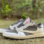 Travis Scott x Air Jordan 1 Low DM7866-162 White Brown Reverse Mocha T1 Version