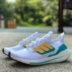 adidas UltraBoost 22 White Yellow Green GX5463