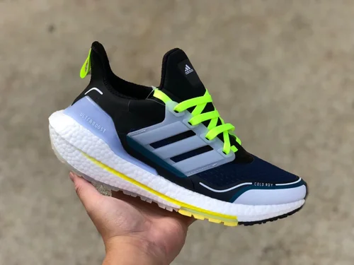 adidas UltraBoost 21 COLD.RDY Black White Green S23754