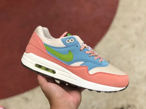 Nike Air Max 1 Pink Blue Retro Running Shoes DV3196-800