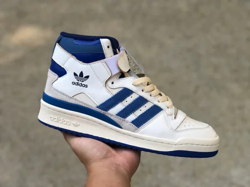 Adidas Forum 84 Hi White Blue High Top Sneakers FY7793