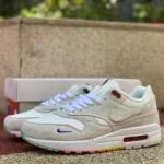 Nike Air Max 1 PRM White Grey Women's Running Shoes FB4959-121