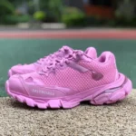 Balenciaga Track 3 Pink Sneakers