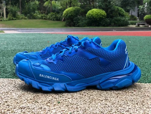 Balenciaga Track 3 Blue Sneakers