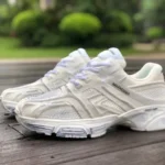 Balenciaga White Blue Phantom Vintage Dad Shoes