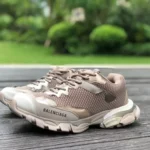 Balenciaga Track 3 Khaki Sneakers