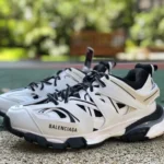 Balenciaga Triple S White Black Sneakers