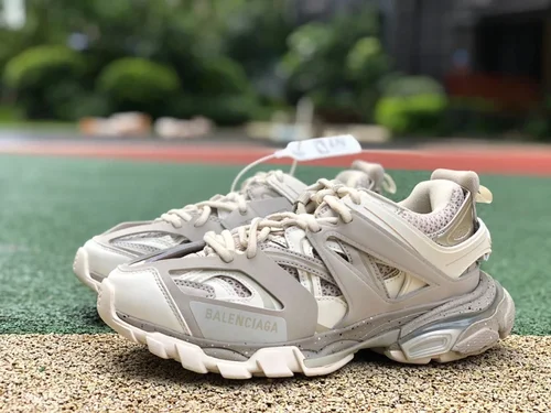 Balenciaga Triple S White Grey Sneakers