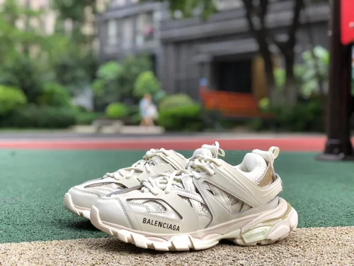 Balenciaga Track 3 White Light Brown Sneakers