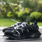 Balenciaga Triple S Black White Sneakers