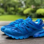 Balenciaga Triple S Blue Sneakers