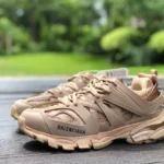 Balenciaga Triple S Khaki Sneakers