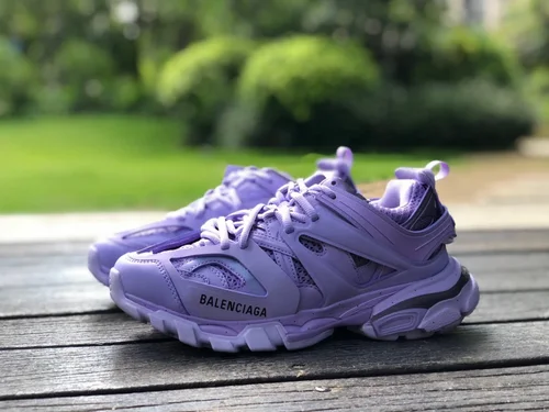 Balenciaga Triple S Violet Sneakers