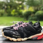 Balenciaga Triple S Black Red Sneakers