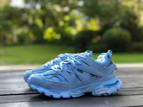 Balenciaga Triple S Light Blue Sneakers