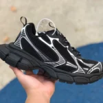 Balenciaga 3XL Black Silver Vintage Dad Shoes 2023 Collection