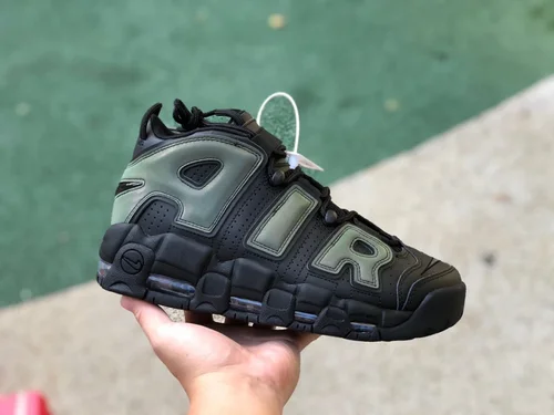 Nike Air More Uptempo 96 Black Green 3M 922845-001