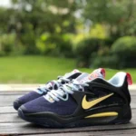 Nike KD15 EP Black Blue Gold Zoom Air Basketball Shoes DC1975-001