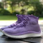 Under Armour Curry 4 Purple White Basketball Shoes 3024861-500