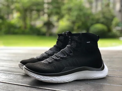 Under Armour Curry 4 Black White Basketball Shoes 3024861-001