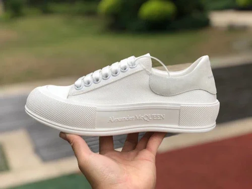 Alexander McQueen Low-Top White Casual Sneakers