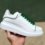 Alexander McQueen White Green Line Sneakers