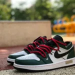 Air Jordan 1 Low 553560-062 Chicago Deconstructed White Green Strap