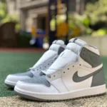 Air Jordan 1 High 555088-037 Grey White Stealth Retro