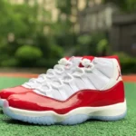 Air Jordan 11 "Cherry" White Red High Top CT8012-116