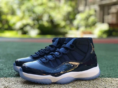 Air Jordan 11 Navy Blue High Top 378037-441