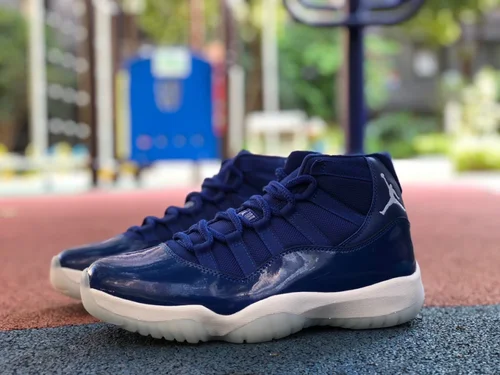 Air Jordan 11 Midnight Navy White Blue High Top AT7802-115