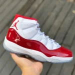 Air Jordan 11 Retro Cherry White Red High Top CT8012-116