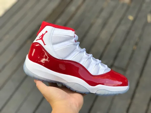 Air Jordan 11 Retro Cherry White Red High Top CT8012-116