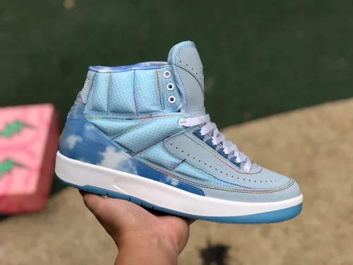 J Balvin x Air Jordan 2 DQ7691-419 Sky Blue