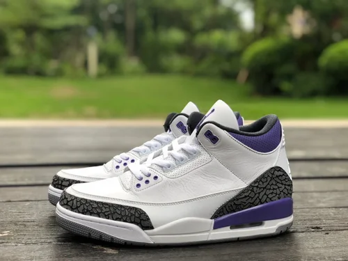 Air Jordan 3 Dark Iris CT8532-105 White Purple