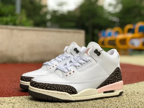 Air Jordan 3 CK9246-102 White Brown Pink