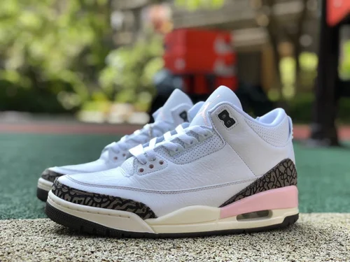 Air Jordan 3 Dark Mocha CK9246-102 White Brown Pink