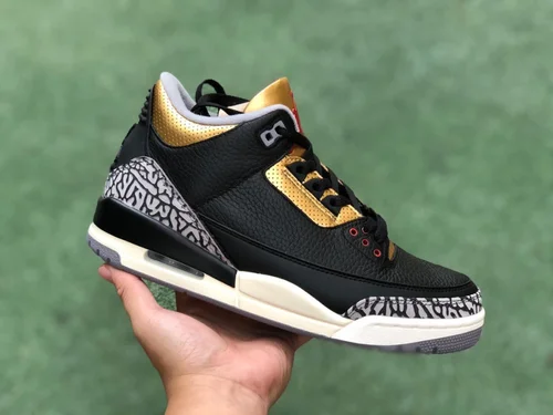 Air Jordan 3 WMNS Black Gold CK9246-067