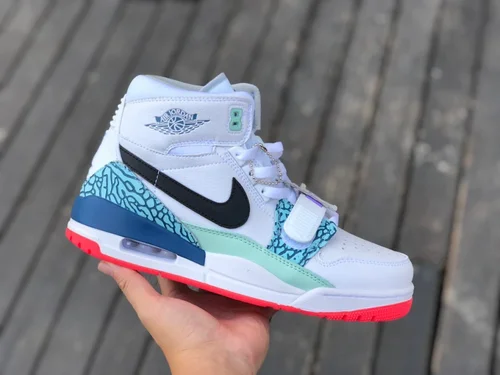 Air Jordan Legacy 312 AV3922-203 White Green Blue