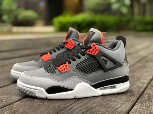 Air Jordan 4 Infrared DH6927-061 Black Grey Red