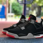 Air Jordan 4 Bred 308497-060 Black Red