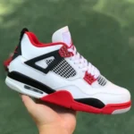 Air Jordan 4 DC7770-160 Black White Red