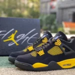 Air Jordan 4 Thunder Mid DH6927-017 Black Yellow