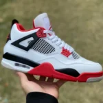 Air Jordan 4 DC7770-160 Black White Red