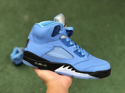 Air Jordan 5 UNC DV1310-401 Blue Black