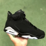 Air Jordan 6 Black Chrome Retro Basketball Shoes DX2836-001