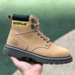 Caterpillar Crystal Sole Yellow Boots - Classic Colorado High Work Boots