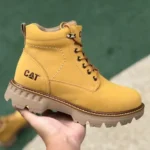 Caterpillar Wheat Yellow Boots - Classic Colorado High Work Boots