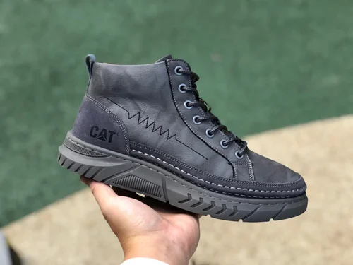 CAT Intake Series Black Grey Mid Top Outdoor Boots