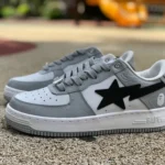 BAPE STA SK8 Low-Top Shoes in Grey